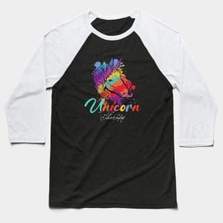 Believe In Magic Unicorn Baseball T-Shirt